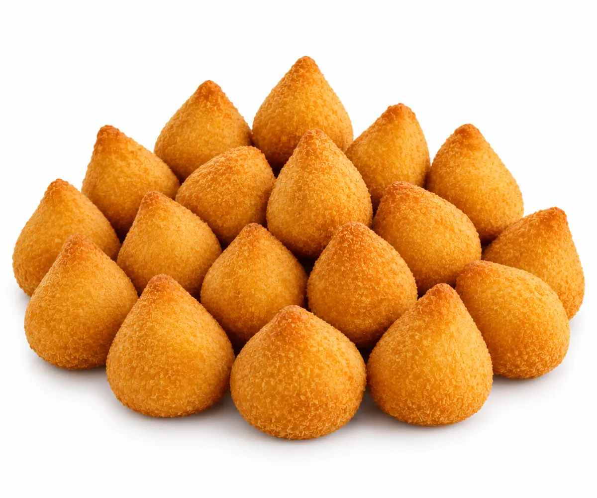 10 Mini salgados fritos na hora