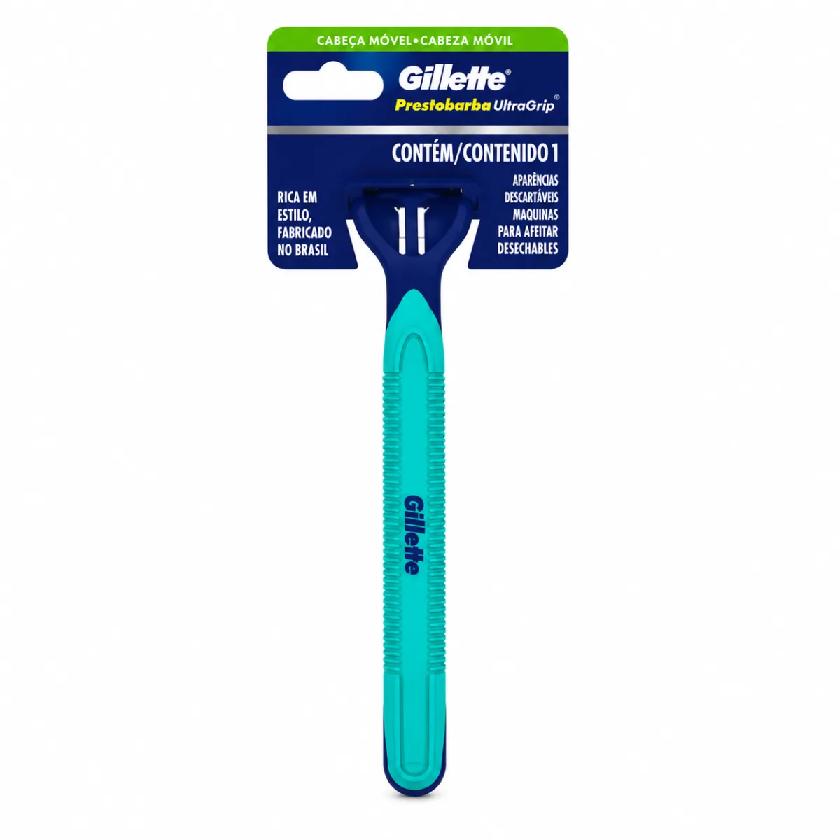 Aparelho de Barbear Gillette/gilete Prestobarba 2 Ultragrip 1 Unidade