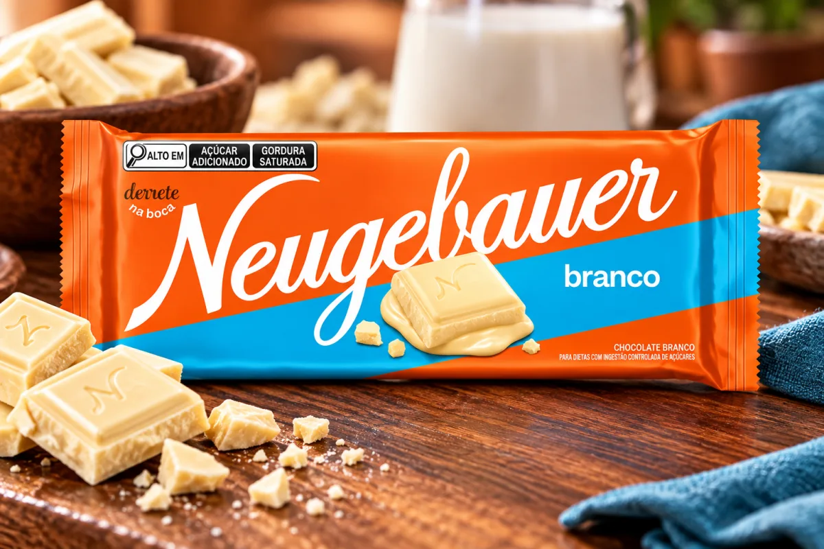 Barra Chocolate Branco Neugebauer 80 g