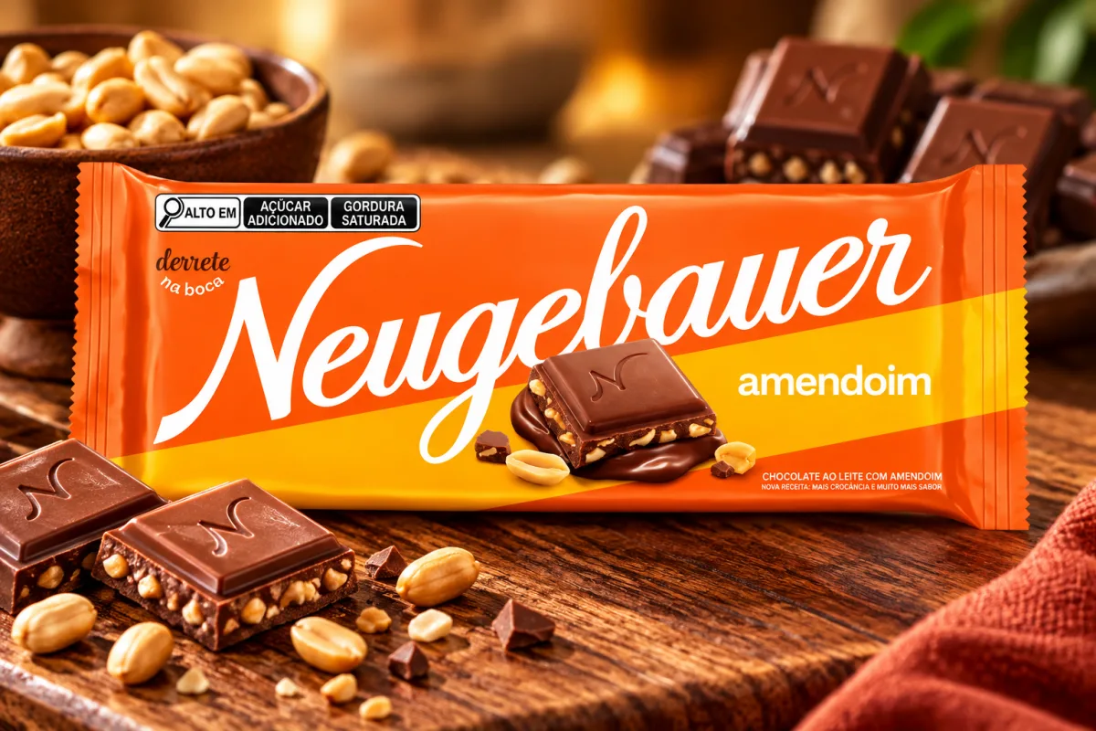 Barra Chocolate com amendoim