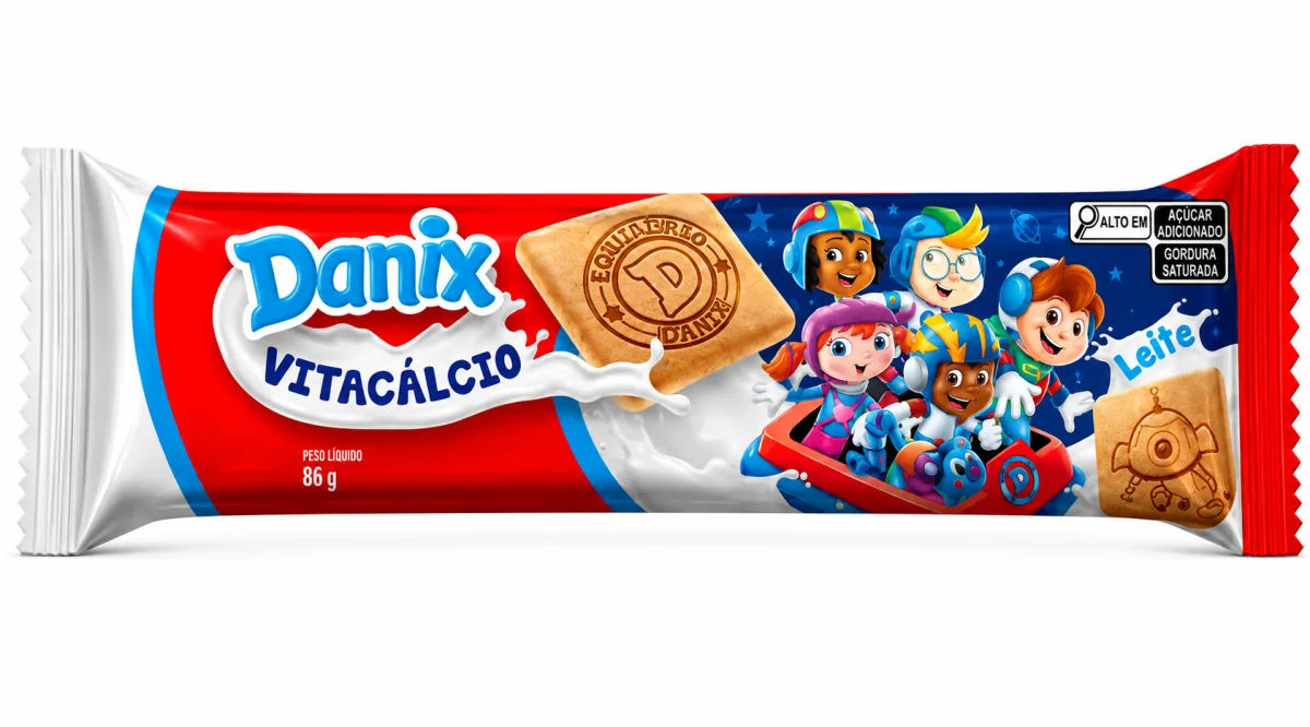 biscoito leite danix vitacálcio esquadrão 86g