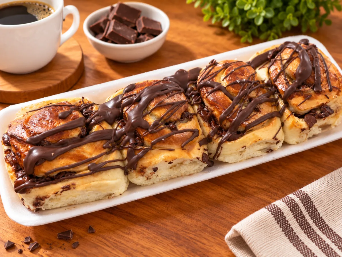 Brioche de chocolate
