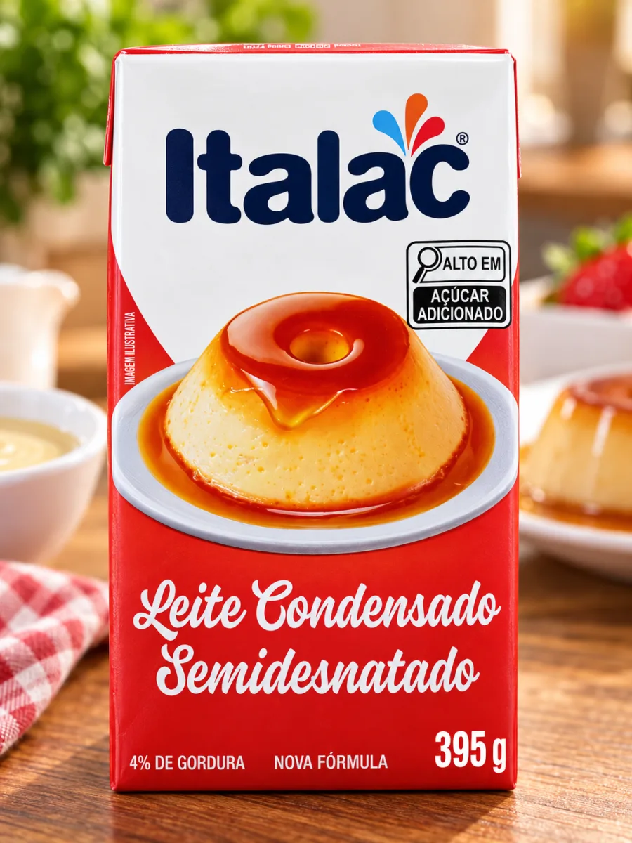 Leite Condensado semidenatado italac 395g