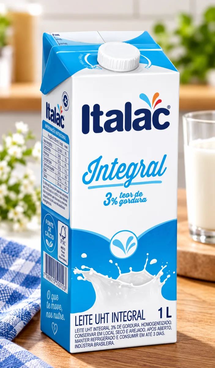 Leite integral italac
