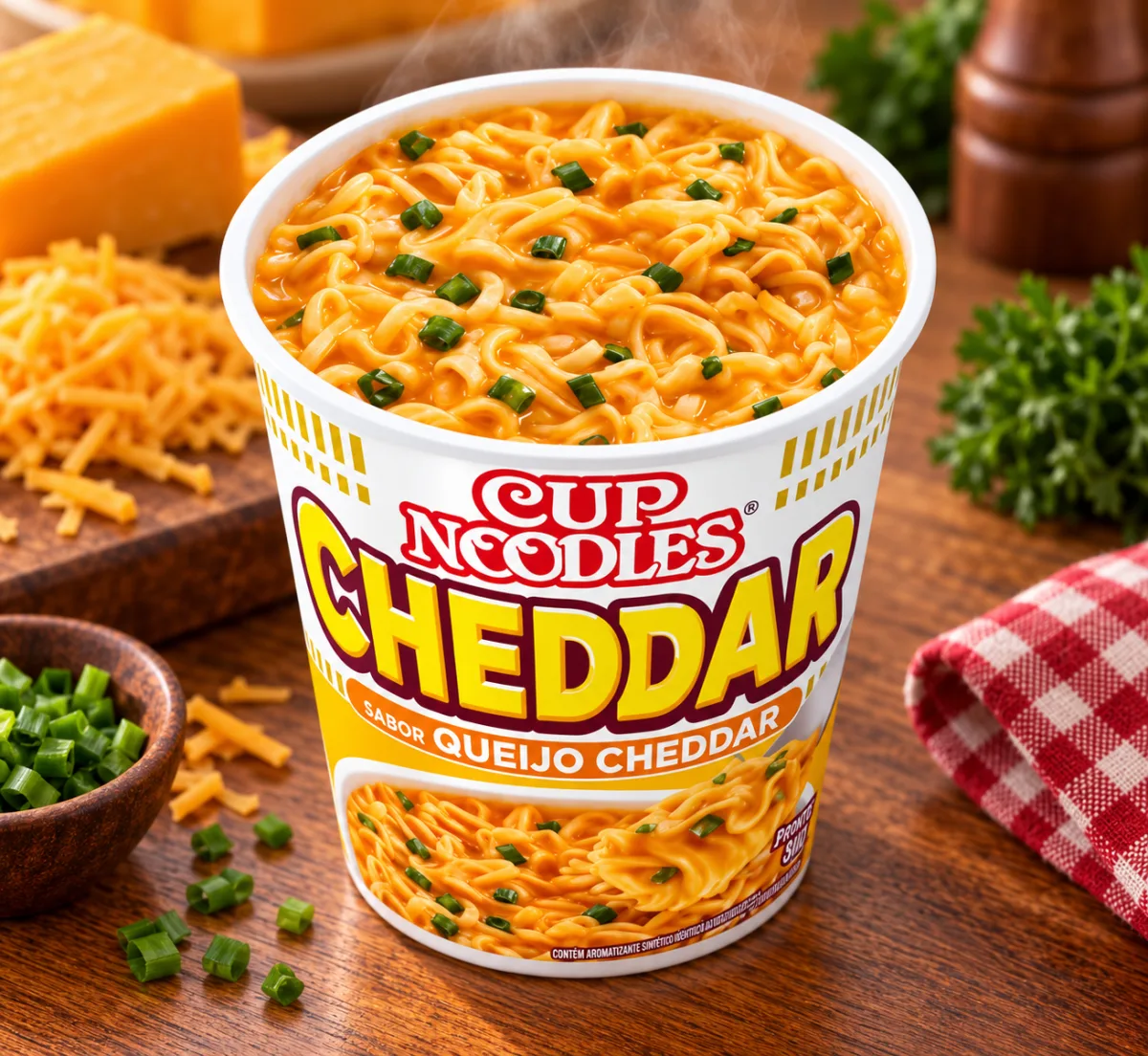Miojo copo Cup Noodles Cheddar 65g Cheddar