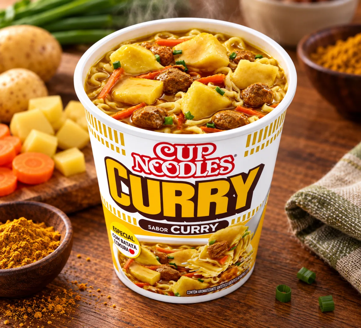 Miojo copo Cup Noodles Curry 65g