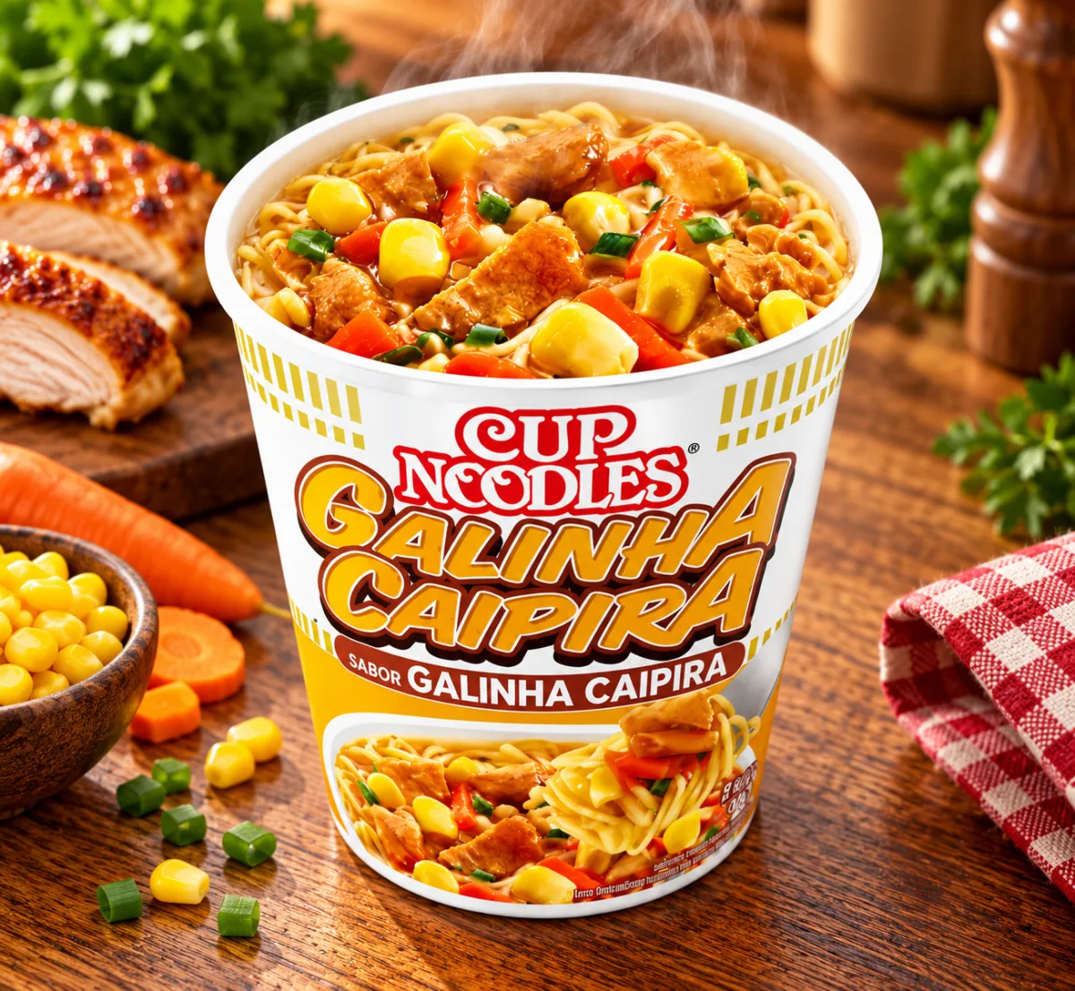Miojo copo Cup noodles galinha caipira 65g