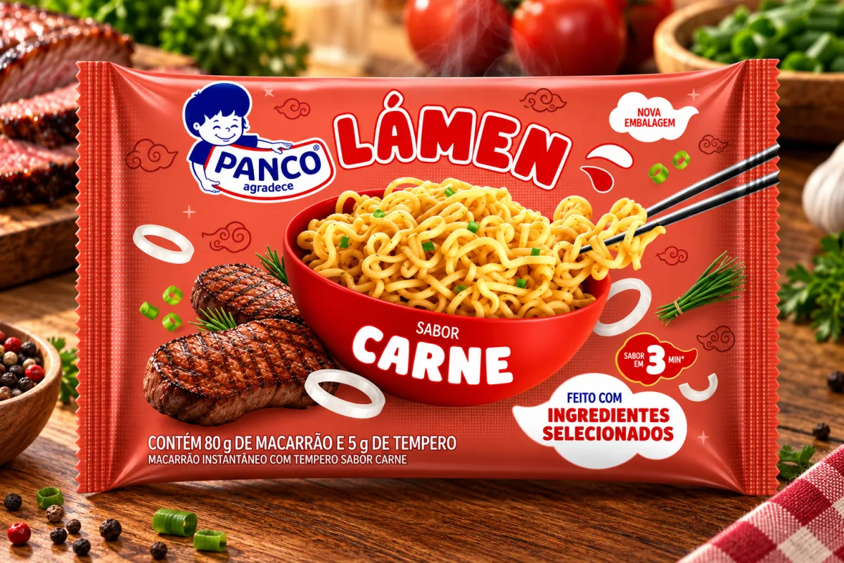 Miojo Lámen sabor carne tradicional 85 g