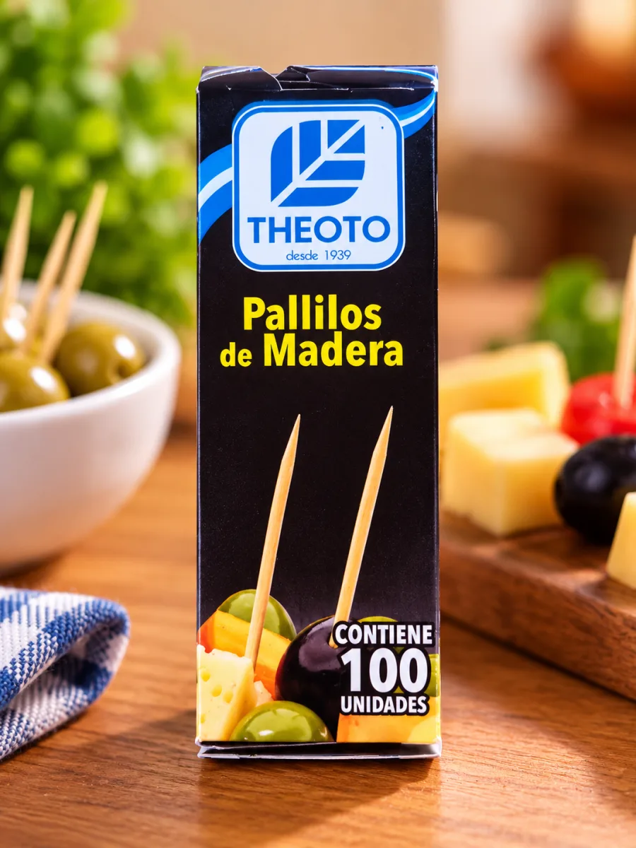 PALITO DE DENTE 100 UNIDADES THEOTO