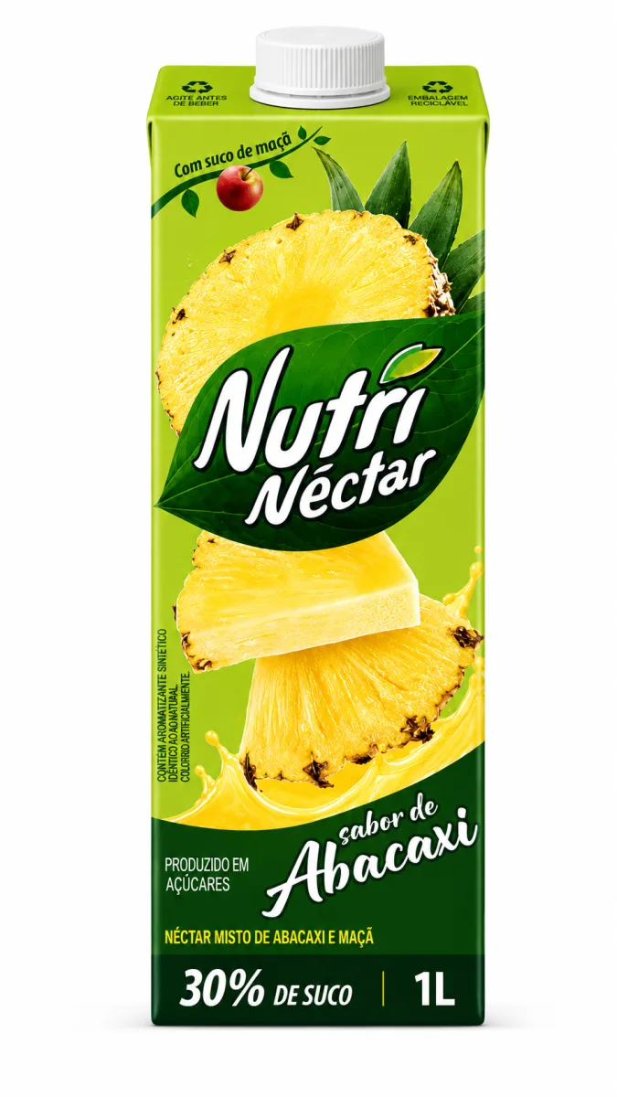 Suco nutri nectar abacaxi 1 L