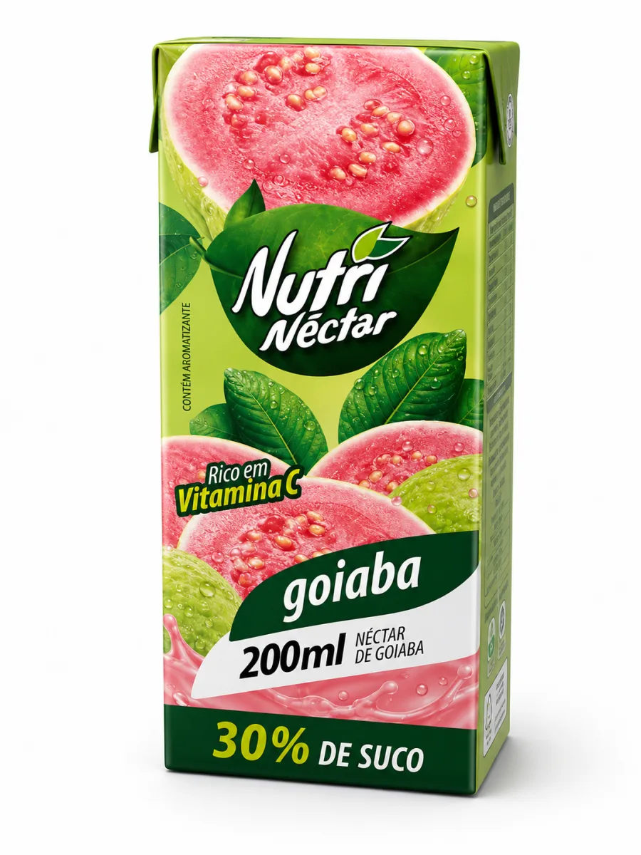 suco nutri nectar goiaba 200ml