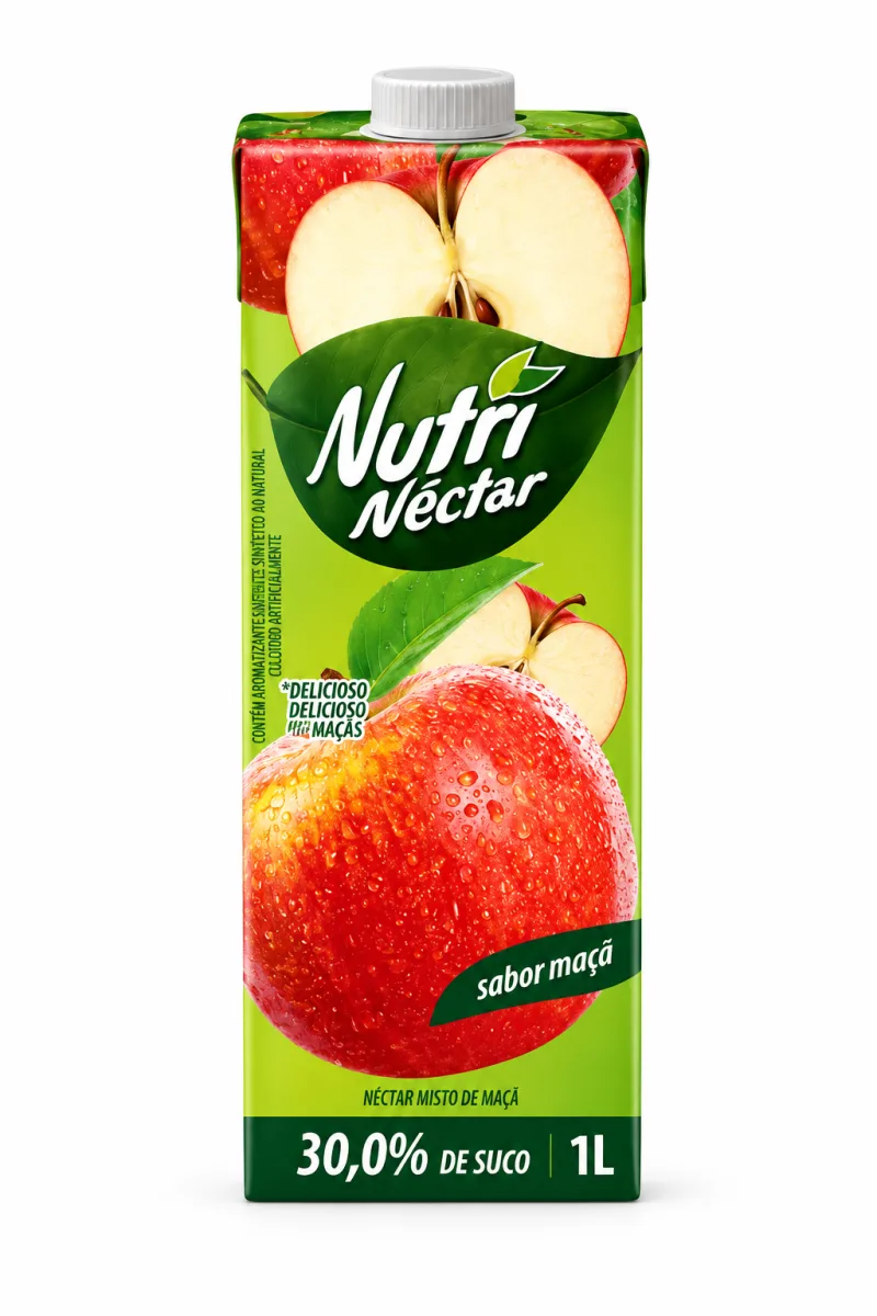 Suco nutri nectar maça 1 L