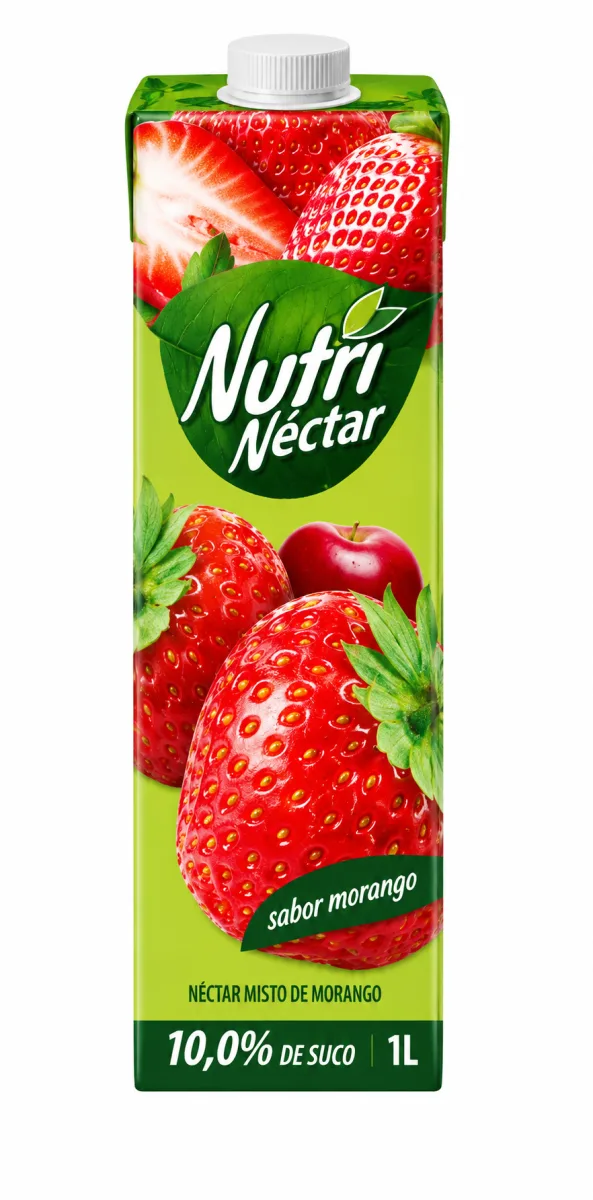 Suco nutri nectar morango 1 L