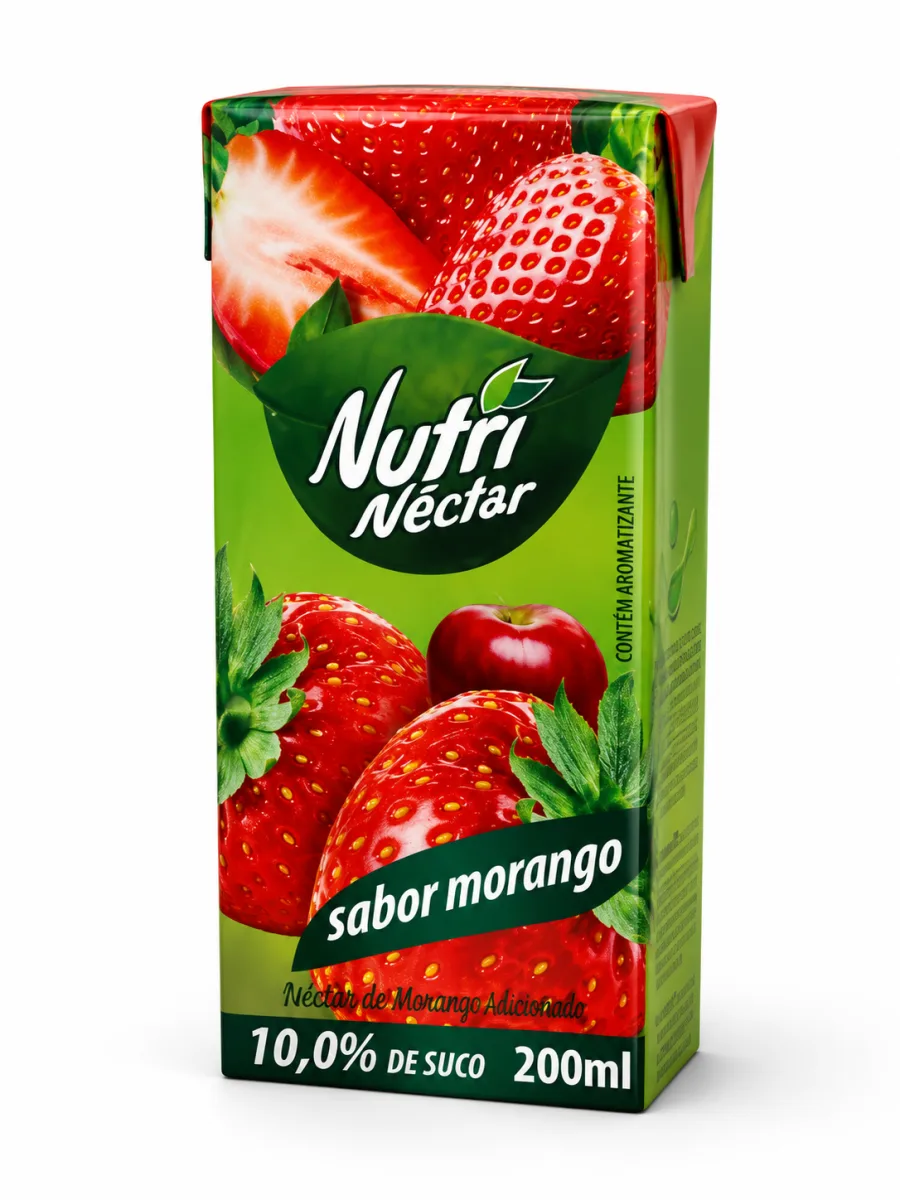 suco nutri nectar morango 200ml