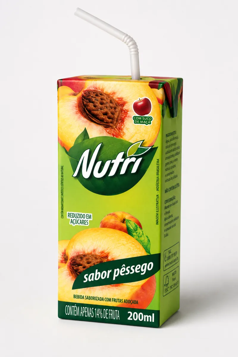 suco nutri nectar pêssego 200ml
