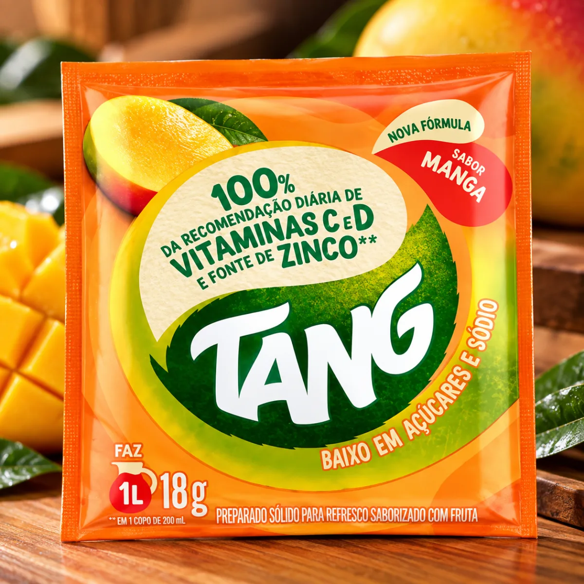 Suco Tang Manga Pacote 18g