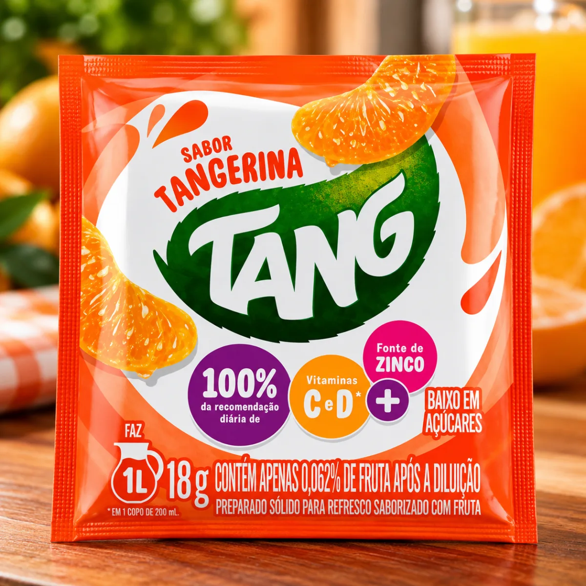 Suco Tang Tangerina Pacote 18g
