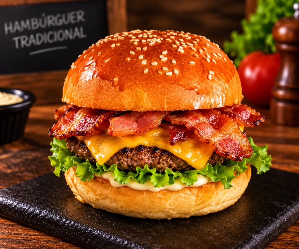 X BACON SALADA hambúrguer 56g
