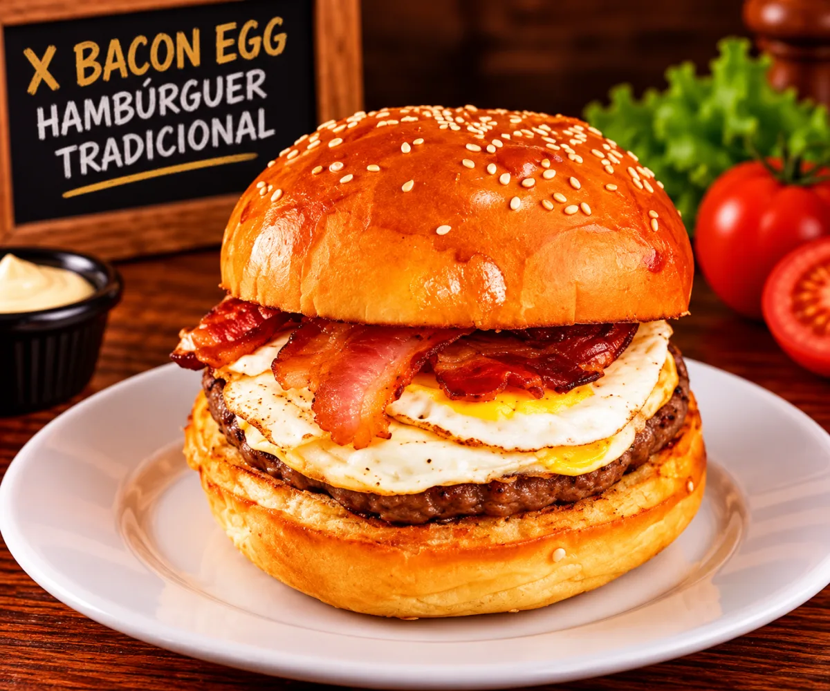 X Banco Egg  hambúrguer 56g
